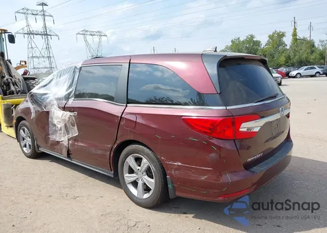 2019 Honda Odyssey Ex-L z USA, uszkodzony, nr VIN 5FNRL6H75KB019568